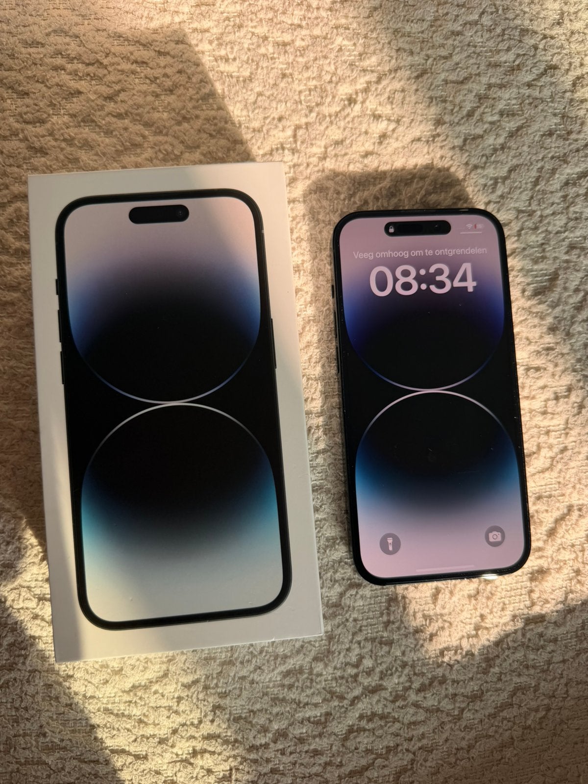 iPhone 14 pro, Telecommunicatie, Mobiele telefoons | Apple iPhone, Zo goed als nieuw, 128 GB, iPhone 14 Pro, Zwart, Ophalen of Verzenden