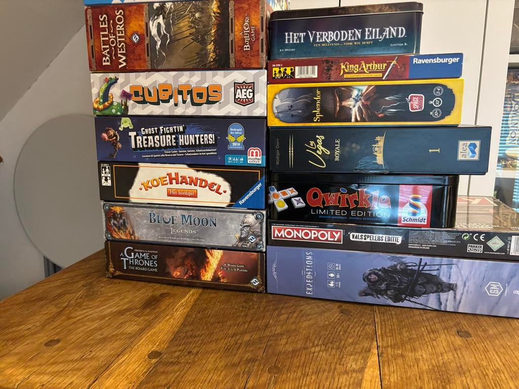 Diverse Bordspellen, Hobby en Vrije tijd, Gezelschapsspellen | Bordspellen, Zo goed als nieuw, Een of twee spelers, Ophalen of Verzenden