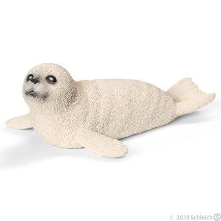 Schleich 14703 zeehond, jong, dierfiguur, Ophalen of Verzenden, Zo goed als nieuw, Wild dier, Beeldje of Figuurtje