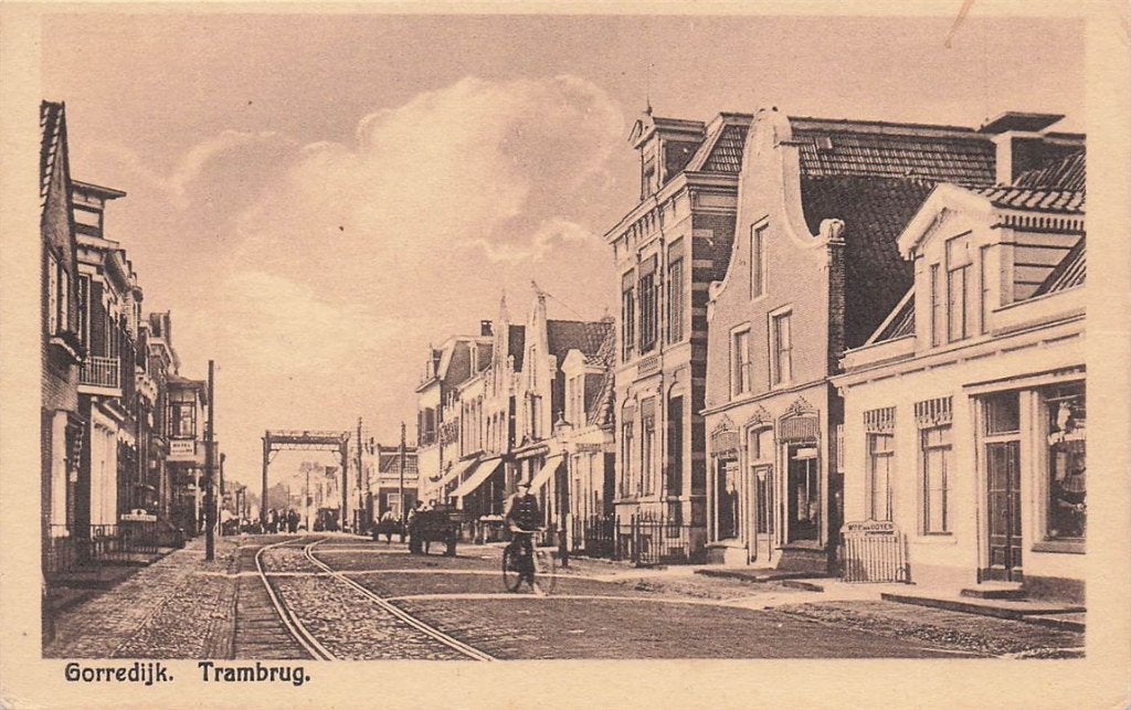 703-034-023 Gorredijk Trambrug, Ophalen of Verzenden, Voor 1920, Friesland