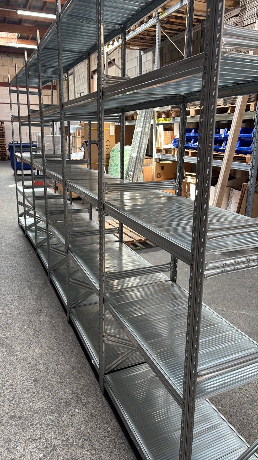 Metal sistem stelling, Ophalen, Gebruikt