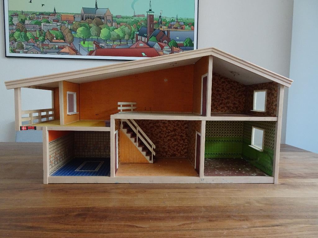 Vintage Hanse / Lundby poppenhuis, Verzamelen, Ophalen, Gebruikt, Poppenhuis
