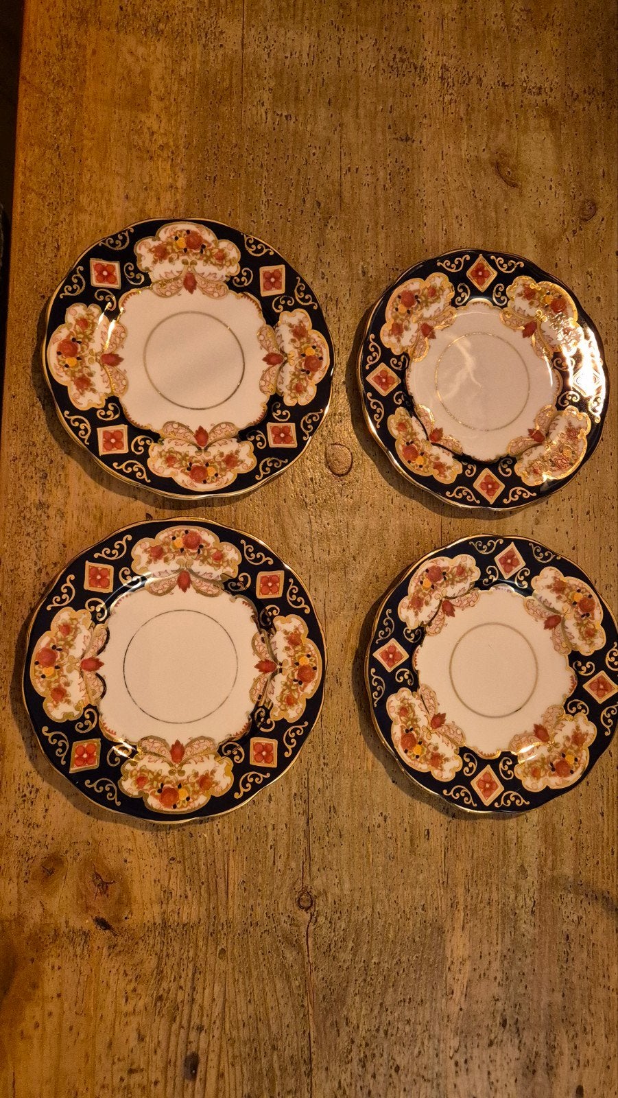 Royal Albert Bone China Heirloom Gebaksbordjes, 4 stuks, Verzenden