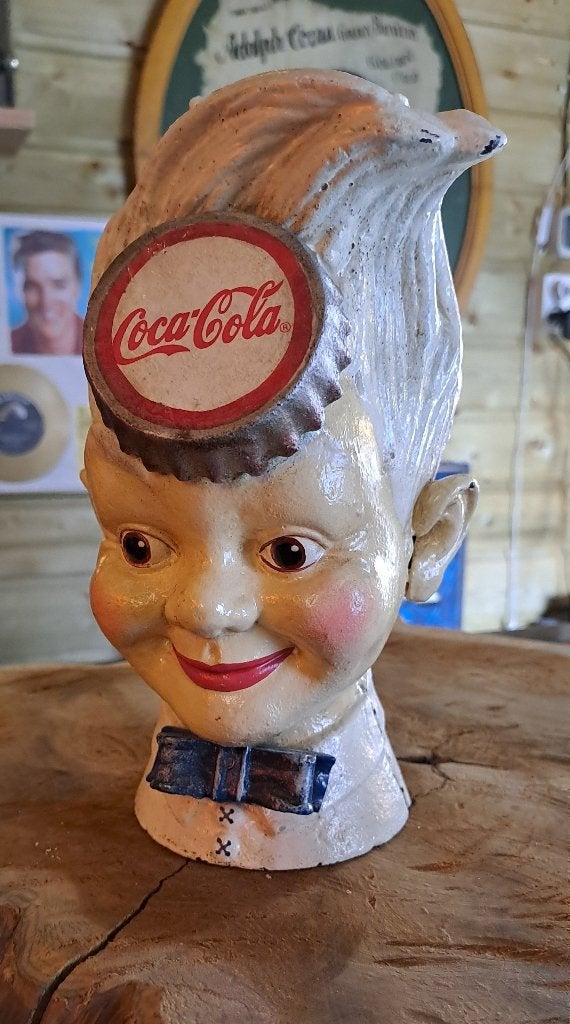 Coca-Cola Sprite Boy spaarpot, Overige materialen, Coca cola, Gebruikt, Coca cola
