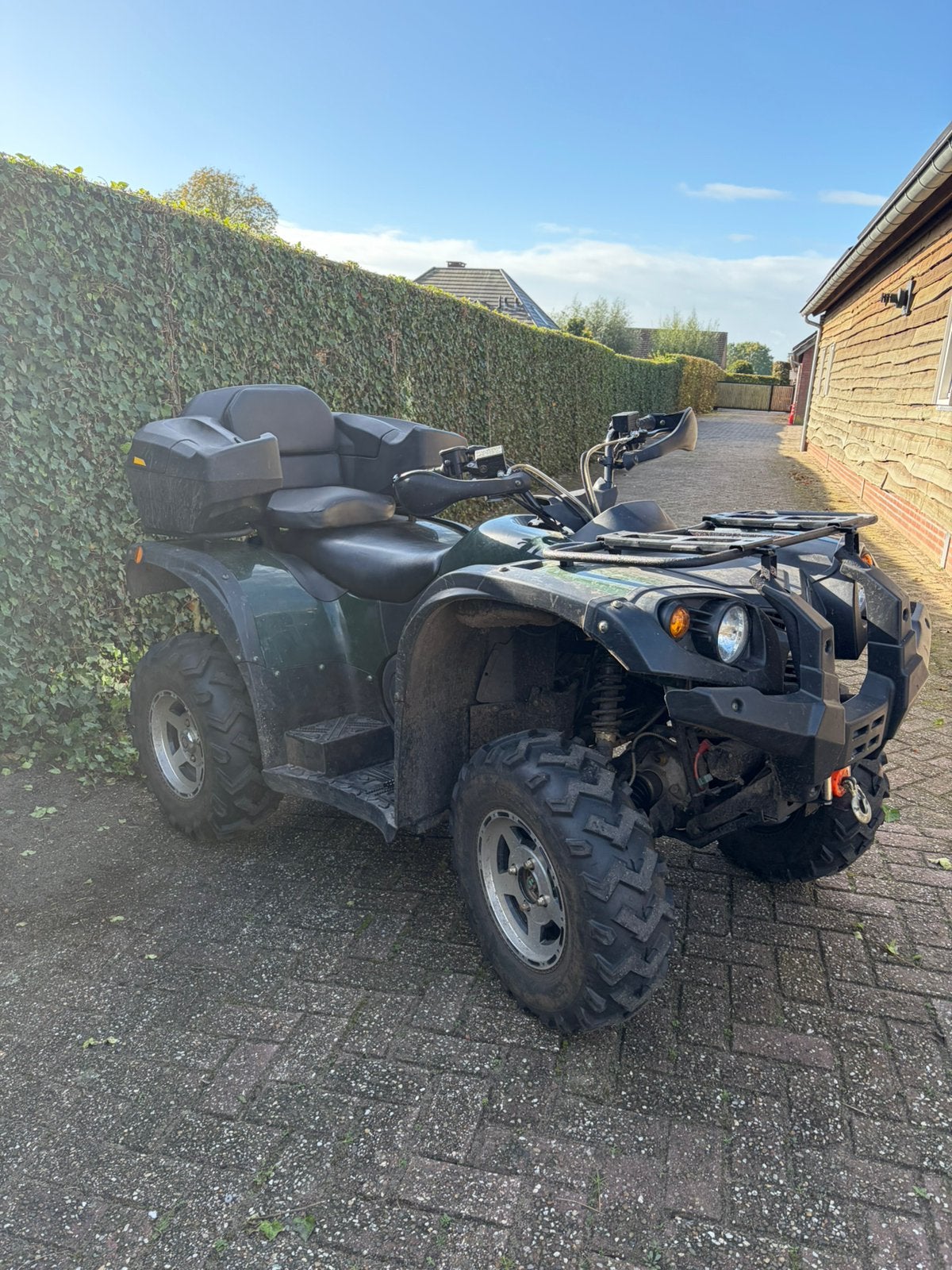 Landbouw/offroad quad op autokenteken