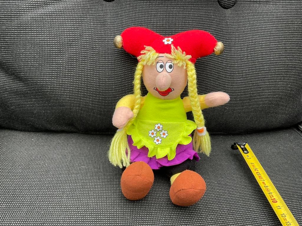 Zgan, niet kapot, Kabouter Kwebbel knuffel 20cm Studio 100, Ophalen, Overige figuren, Zo goed als nieuw, Beeldje of Figuurtje