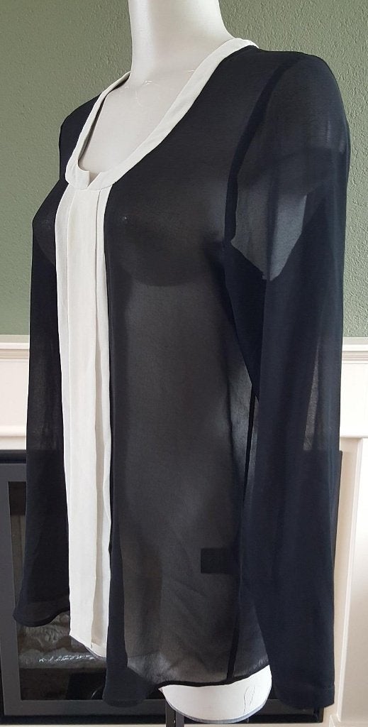 Expresso mooie zwarte top mt M 38 40 topje, Maat 38/40 (M), Zwart, Zo goed als nieuw, Lange mouw