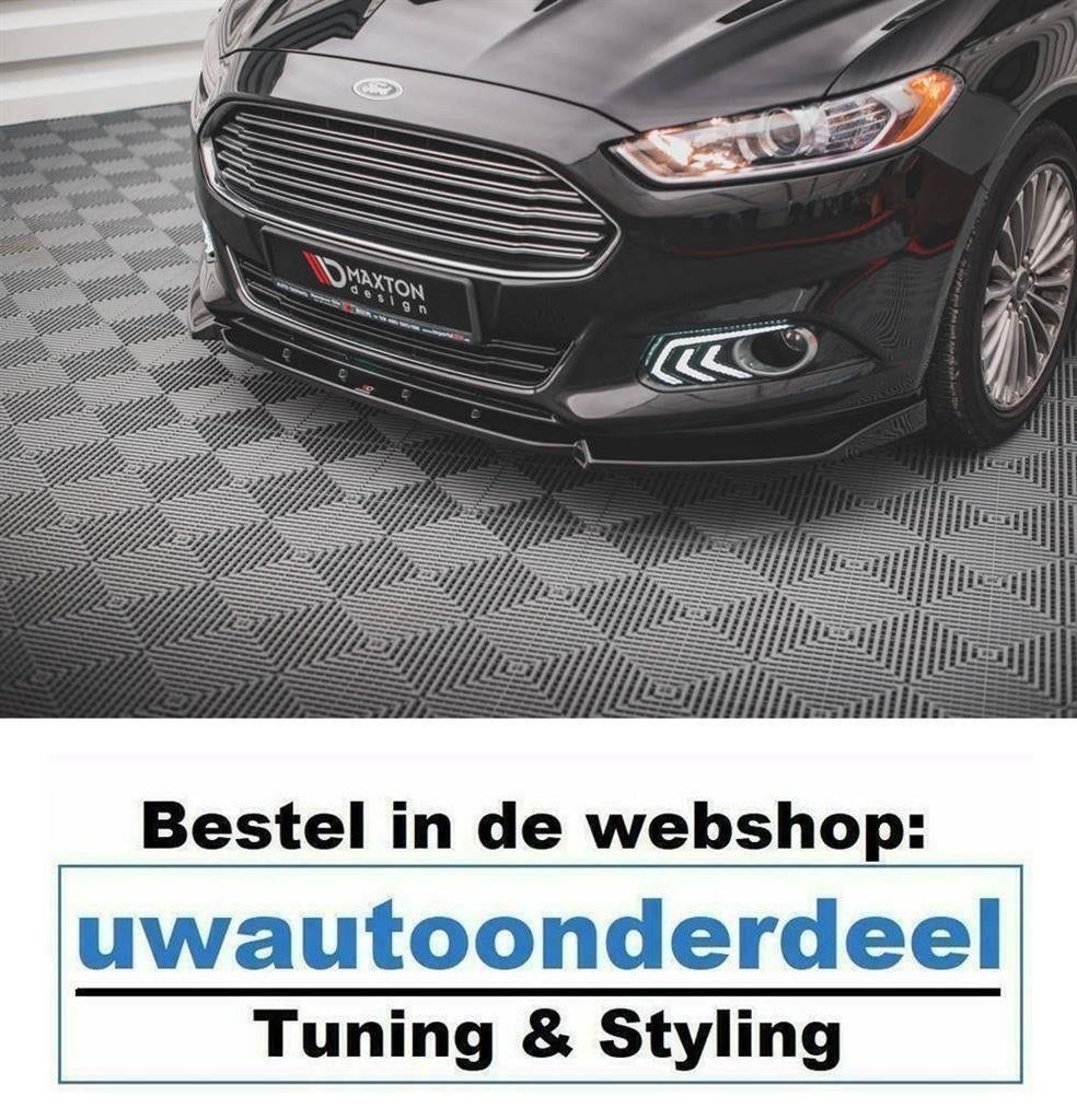Maxton Design Voorspoiler Lip Splitter Voor Ford Mondeo MK5, Auto diversen, Verzenden