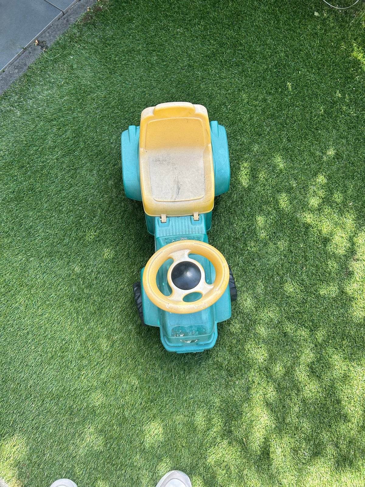 Loopauto voor kinderen - Groen/Geel, Kinderen en Baby's, Speelgoed | Speelgoedvoertuigen, Ophalen, Gebruikt