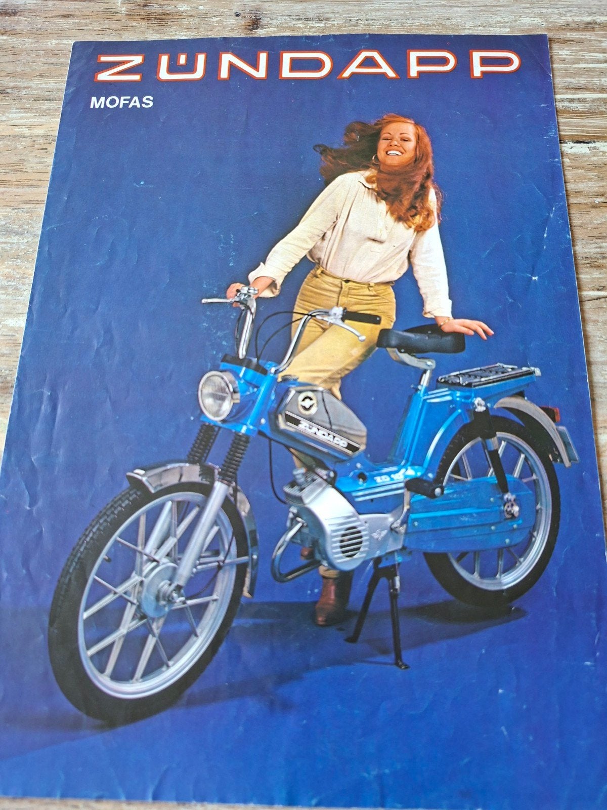 Zundapp ZD folder origineel, Ophalen of Verzenden