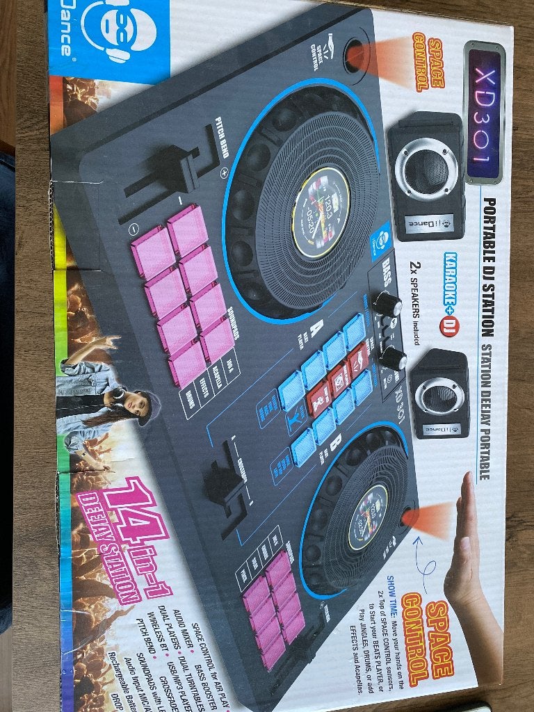 iDance XD301 Draagbare DJ Station met Speakers, Ophalen of Verzenden, Zo goed als nieuw, Dj-set, Overige merken