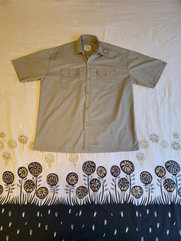 Super mooi, NIEUW, legergroen 'Just Denim' overhemd, XXXL, Nieuw, Just Denim, Ophalen of Verzenden, Overige halswijdtes