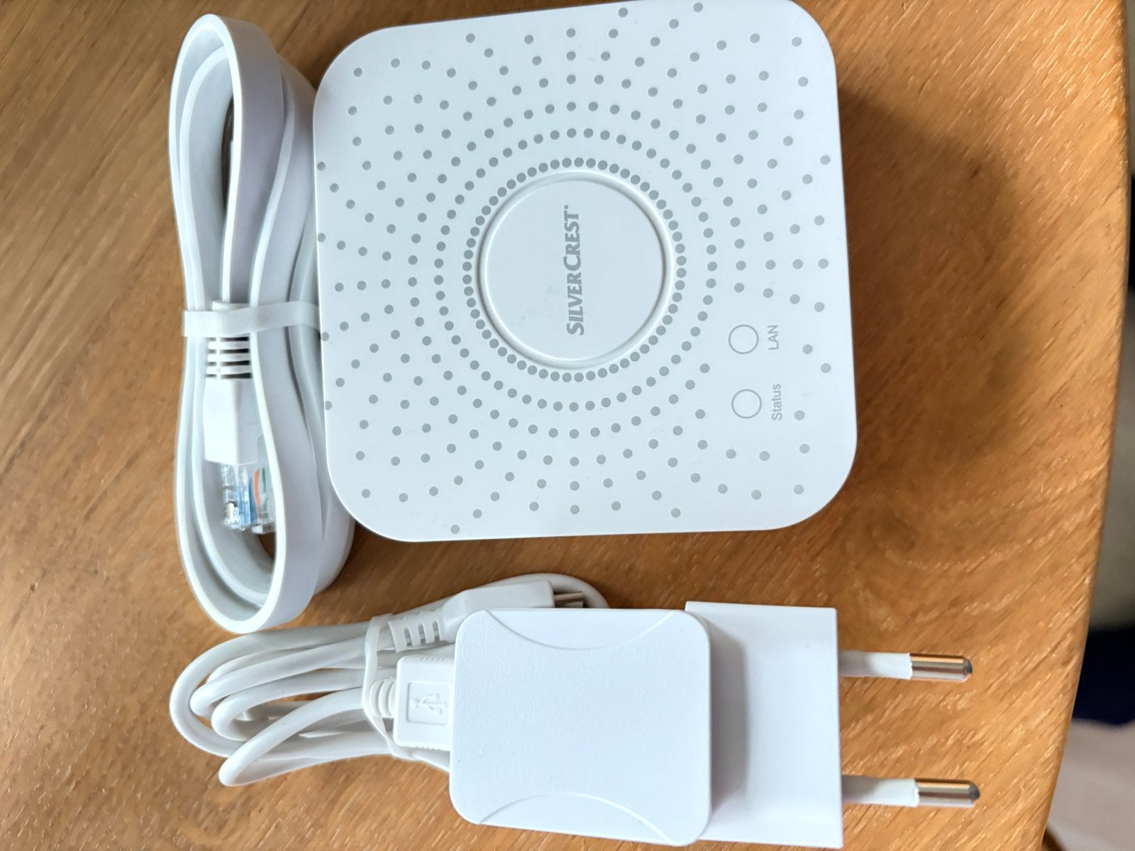 SilverCrest Smart Home Gateway HG06322 - gebruikt, Computers en Software, Ophalen of Verzenden, Gebruikt, Router