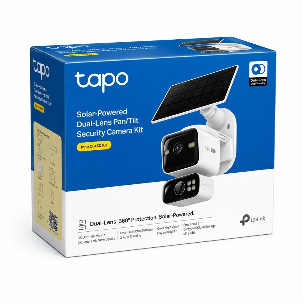 TP-Link Tapo C645D Solar Powered Security Camera Kit, ., Nieuw, Ophalen of Verzenden, .