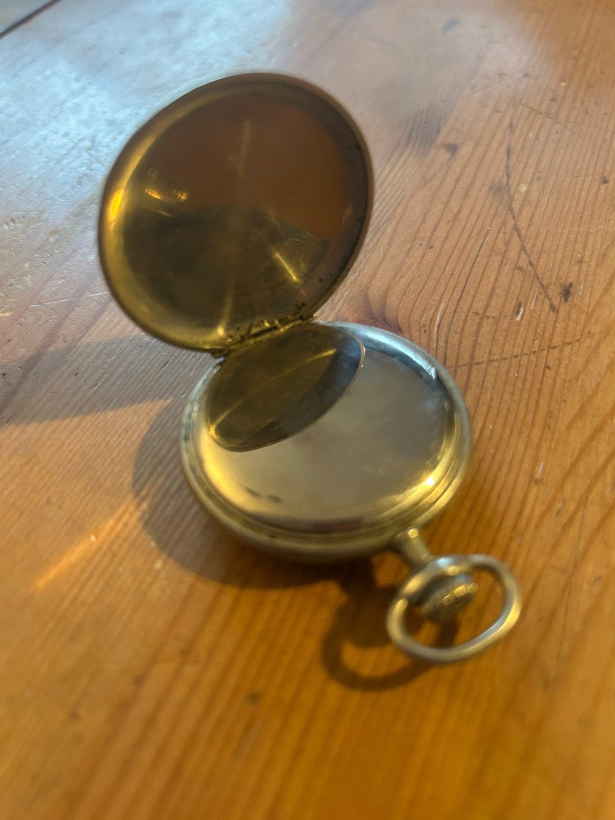 Vintage zilverkleurig zakhorloge. Een opknapper, Ophalen of Verzenden, Staal, Overige merken