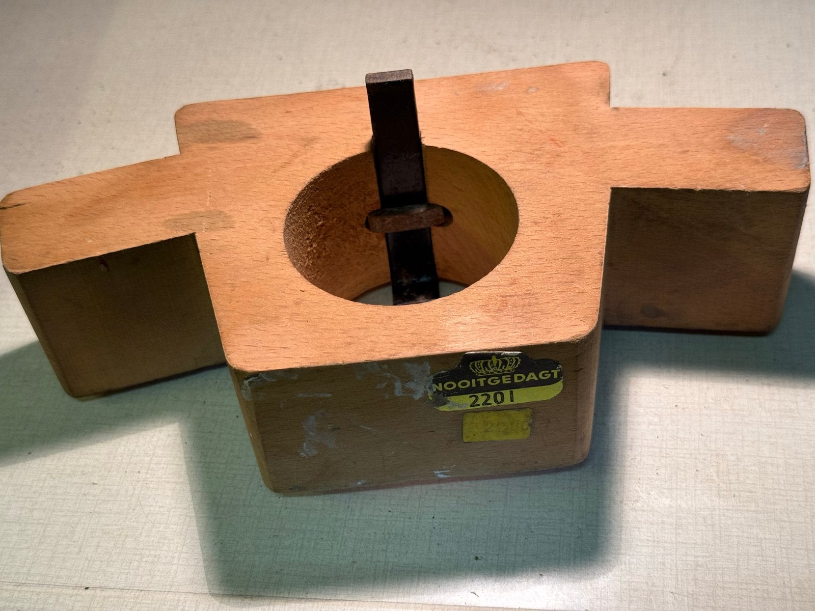 Vintage Nooitgedagt 2201 houten schaaf, Ophalen of Verzenden
