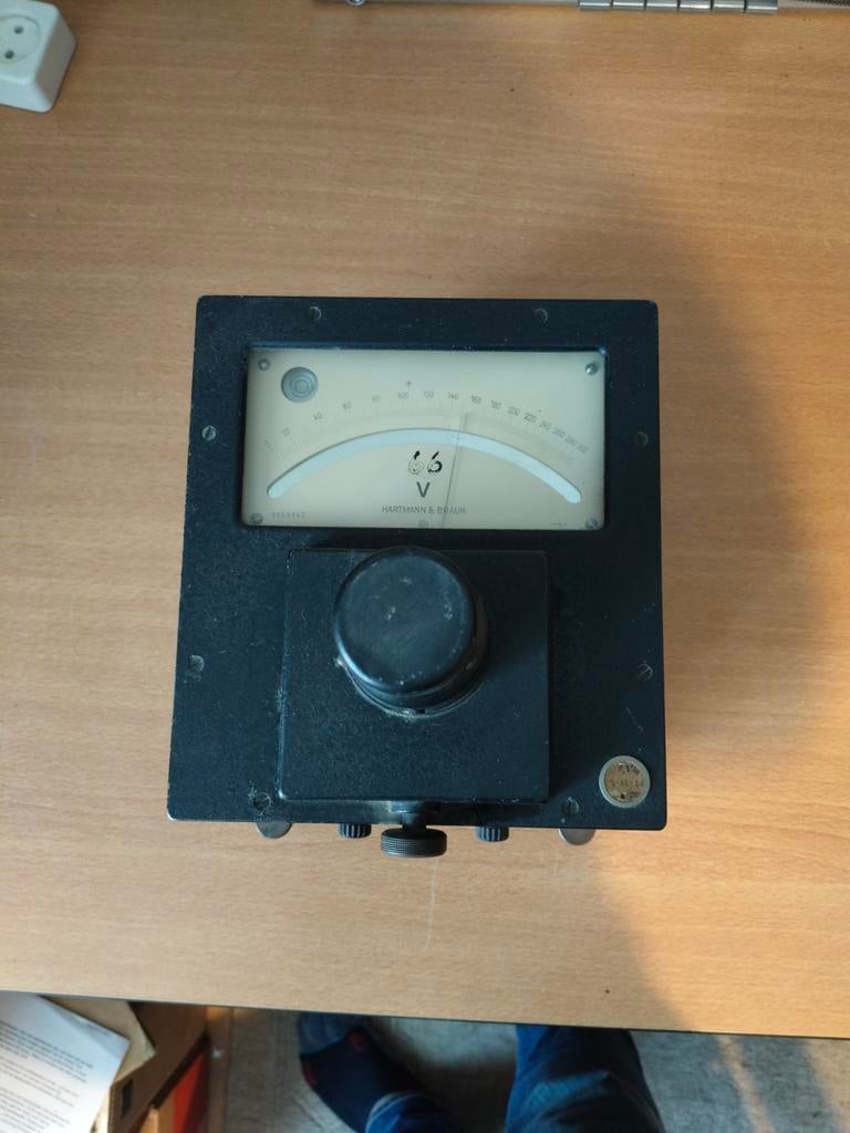 Elektrostatische Voltmeter Hartmann & Braun (1925), Ophalen of Verzenden