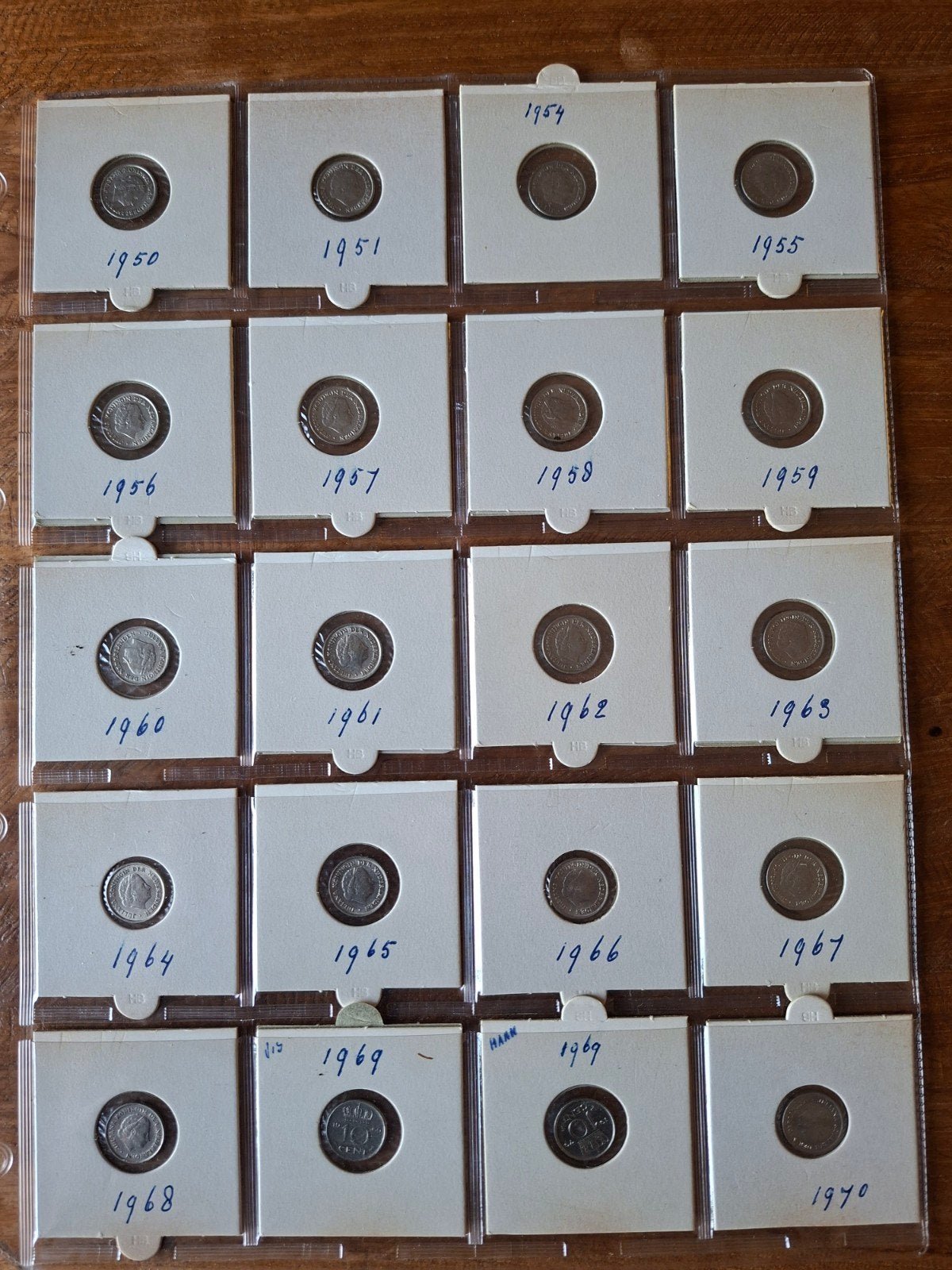Verzameling 10 cent Koningin Juliana (1950-1970) 14, Koningin Juliana, Setje, Zilver, Ophalen of Verzenden