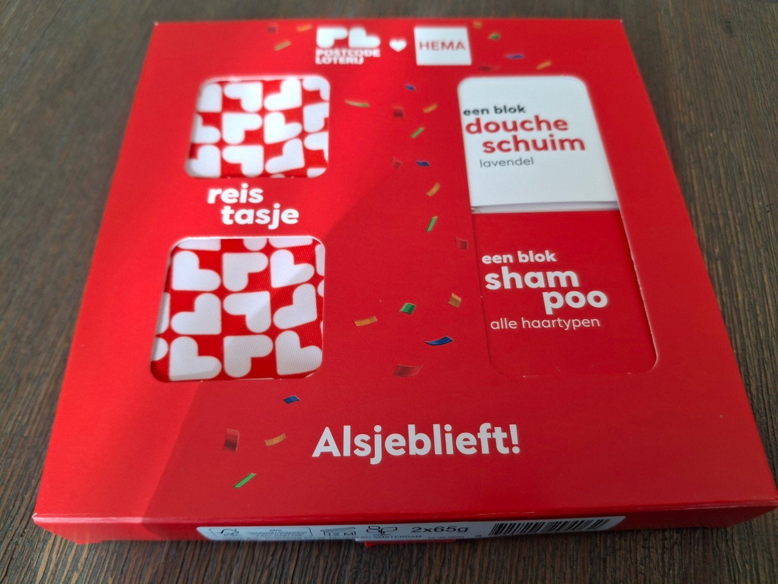 Hema Douche- en Shampoo Blokken met Reistasje, Ophalen of Verzenden, Nieuw, Bad & Douche