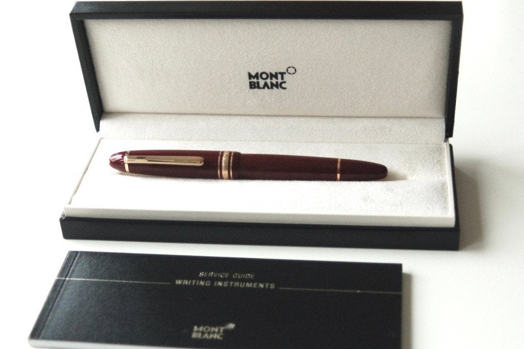 Montblanc Meisterstück Legrand Vulpen 146 Bourgondy red (M), Ophalen of Verzenden, Zo goed als nieuw, Vulpen, Mont Blanc