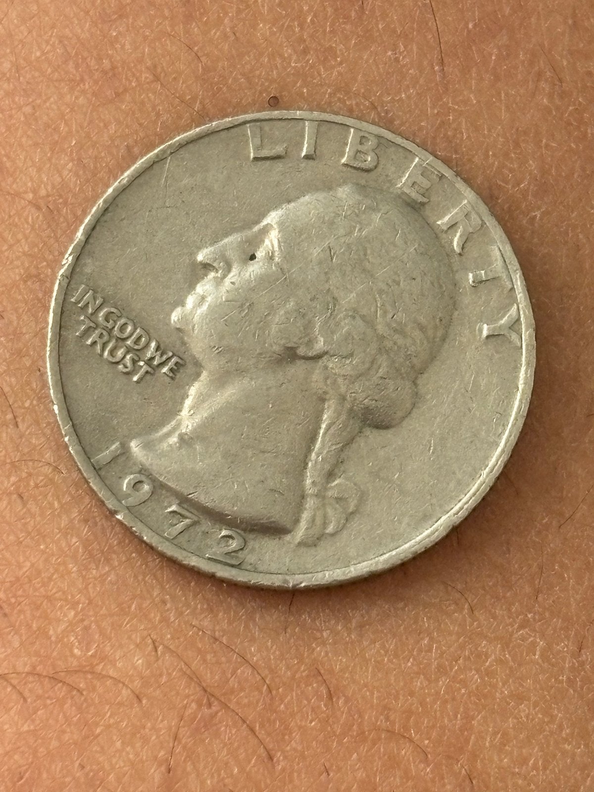 Amerikaanse Quarter Dollar 1972, Ophalen of Verzenden, Noord-Amerika, Losse munt