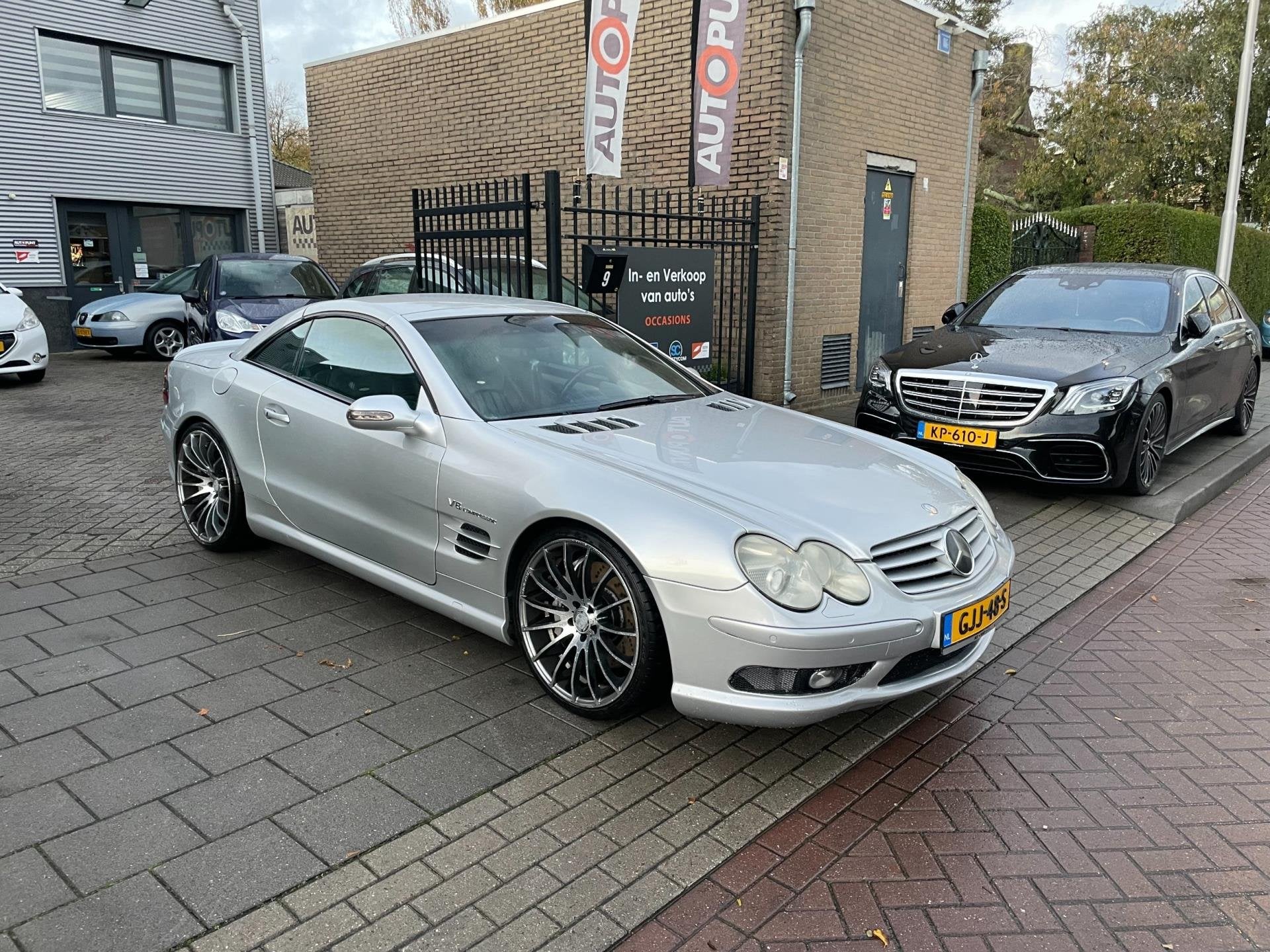Mercedes-Benz SL-klasse AMG 55 Carplay Airco PDC NAP APK, Auto's, Automaat, Achterwielaandrijving, Gebruikt, 8 cilinders