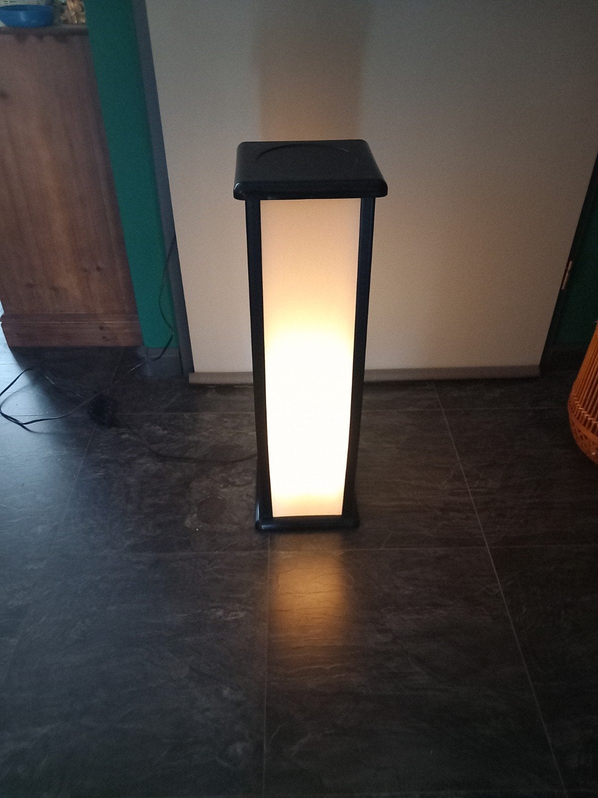 Vintage Ikea vloerlamp. IKEA G604. Zuil., Huis en Inrichting, Gebruikt, 100 tot 150 cm, E14 (klein), Ophalen of Verzenden