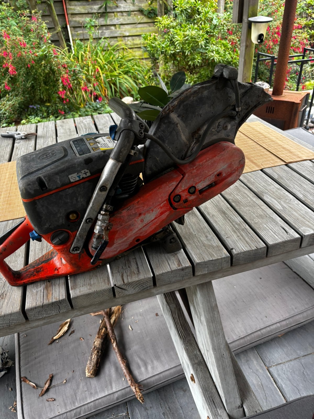 Husqvarna k760 doorslijper, Ophalen, Gebruikt, 1000 watt of meer, Overige typen