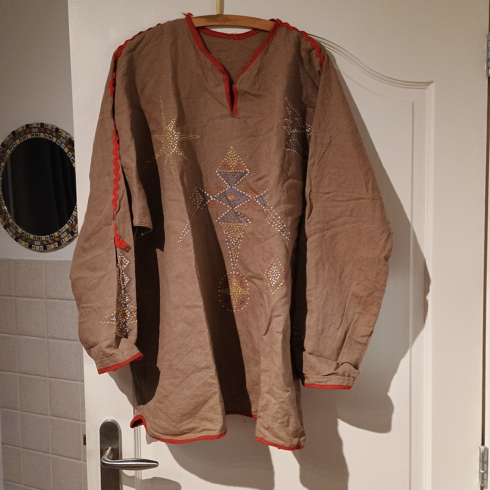 Indianen  top, Maat 52/54 (L), Carnaval, Ophalen of Verzenden, Zo goed als nieuw