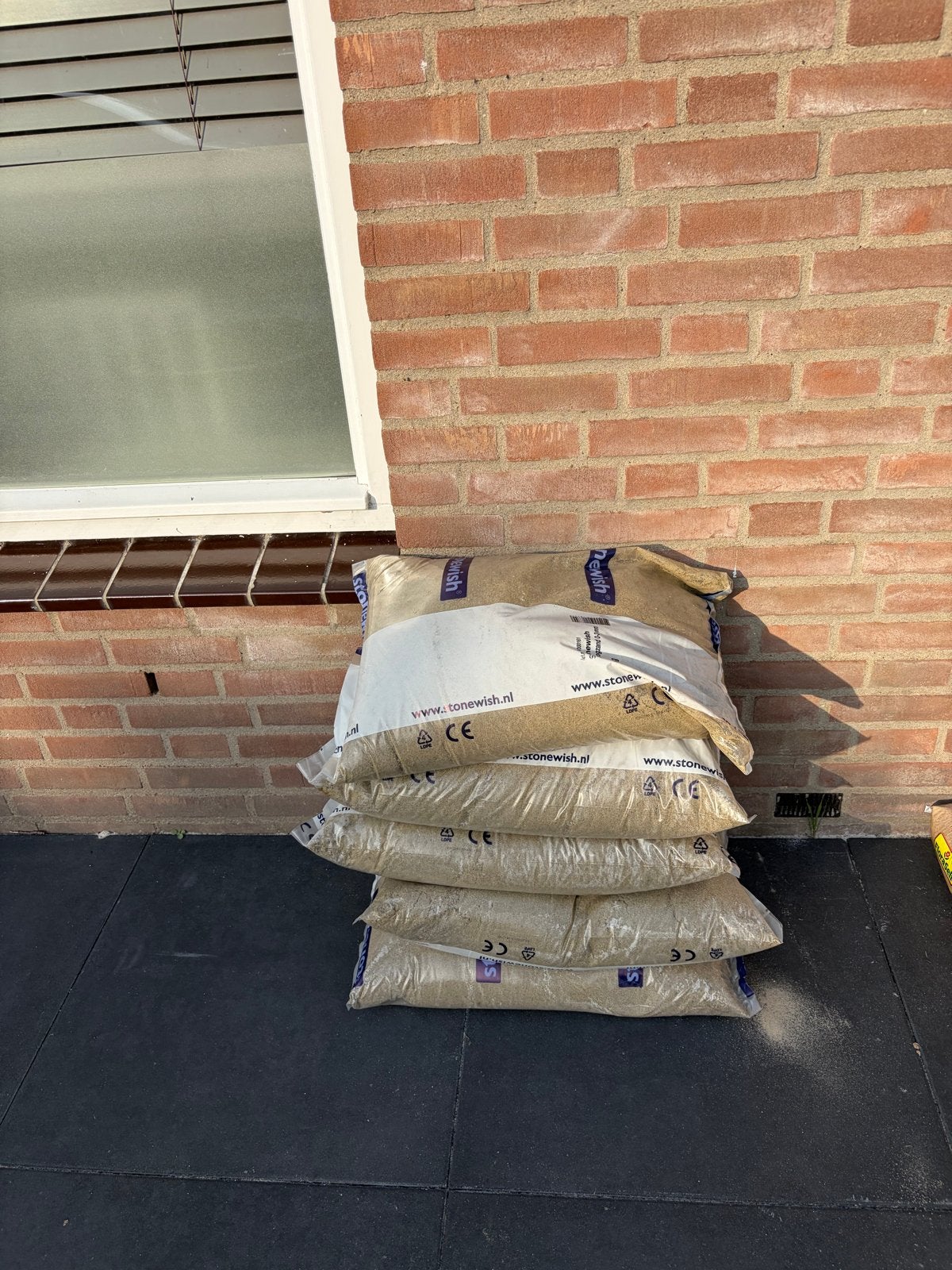 Ophoogzand / Straatzand - Nieuw in zakken 125 kg, Tuin en Terras, Ophalen, Nieuw, Ophoogzand