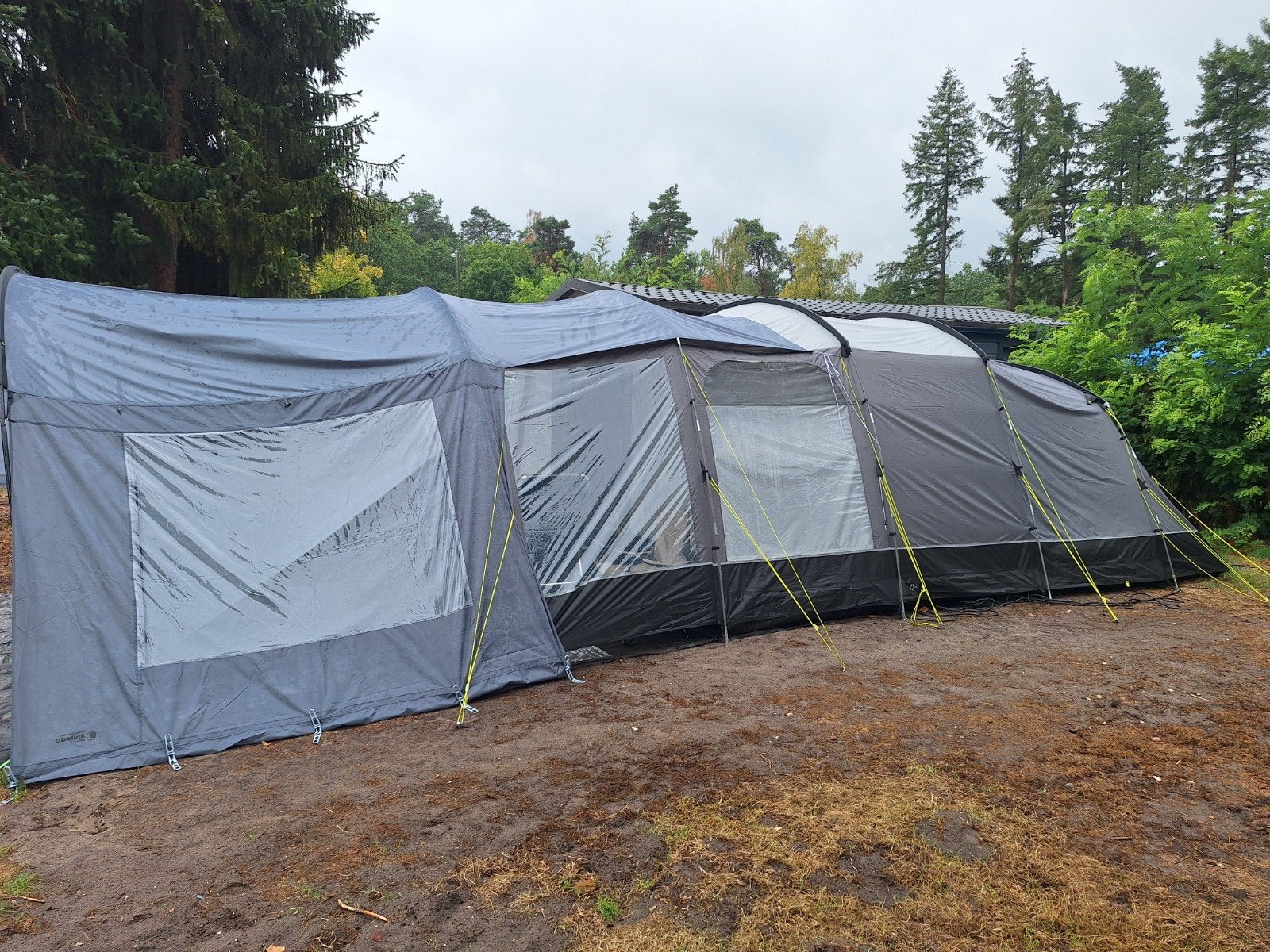 mooi tunnel tent met luifel, Ophalen, Zo goed als nieuw, Tot en met 4