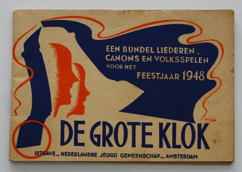 Boekje "De grote Klok" met liederen etc. Feestjaar 1948, Boeken, Muziek, Diverse auteurs, Ophalen of Verzenden, Zo goed als nieuw