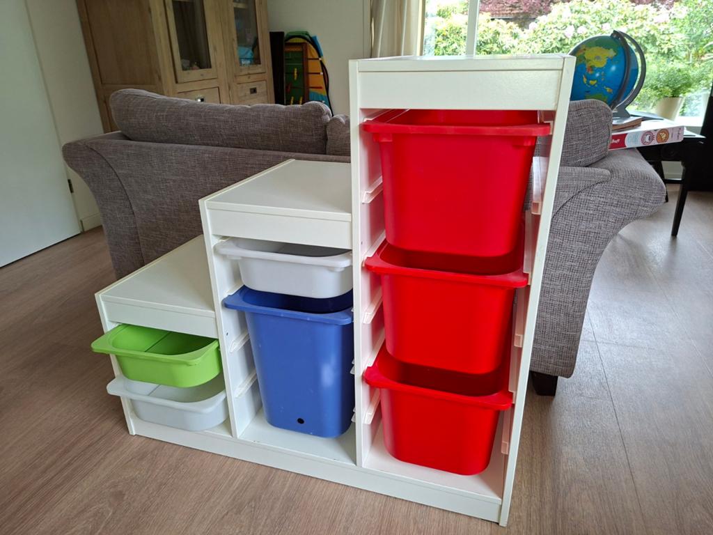 IKEA Trofast opbergcombinatie met bakken, Ophalen, Gebruikt, Kast, 75 tot 100 cm