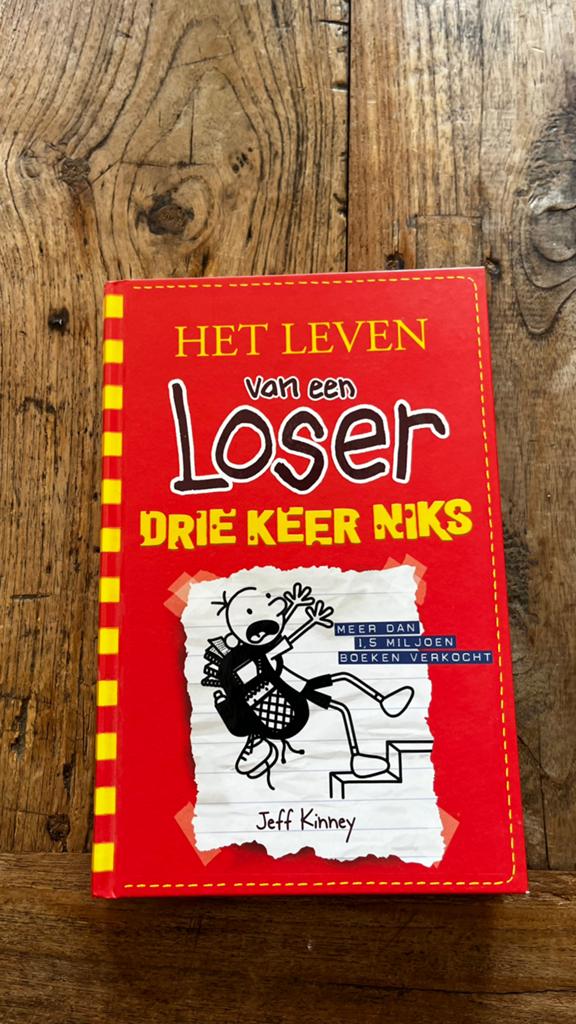 Jeff Kinney - Drie keer niks, Ophalen of Verzenden, Zo goed als nieuw, Jeff Kinney