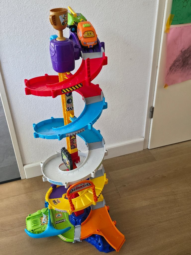 Toet toet auto toren, Ophalen, Gebruikt, Handmatig, Overige merken