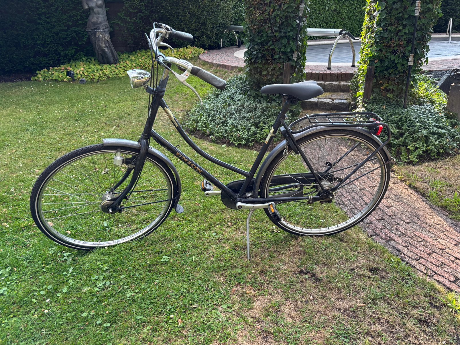 Damesfiets stationsfiets met slot, 56 cm of meer, Ophalen, Zo goed als nieuw, Versnellingen
