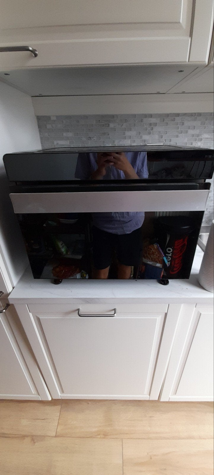 Bourgini oven, electric, kleur zwart, Ophalen, Minder dan 45 cm, Overige merken, Hete lucht