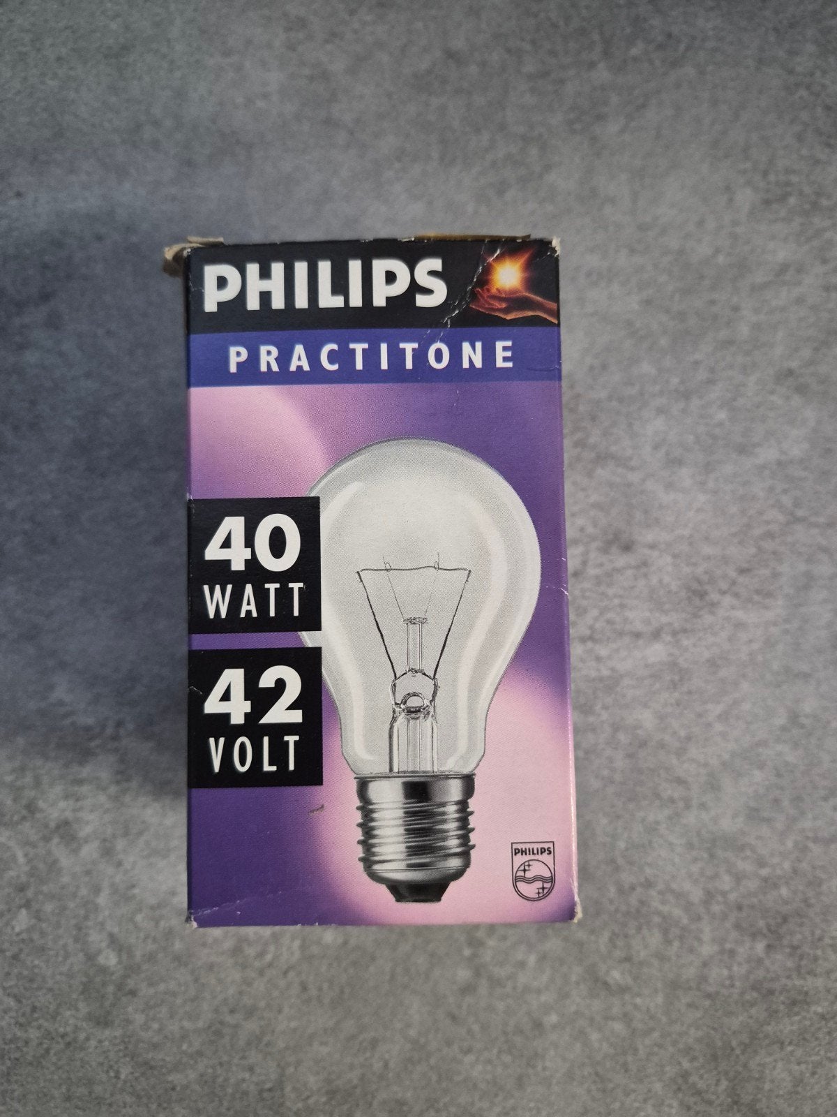 Philips Practitone 40 Watt 42 Volt E27 ES gloeilamp, Ophalen of Verzenden, Nieuw, Philips