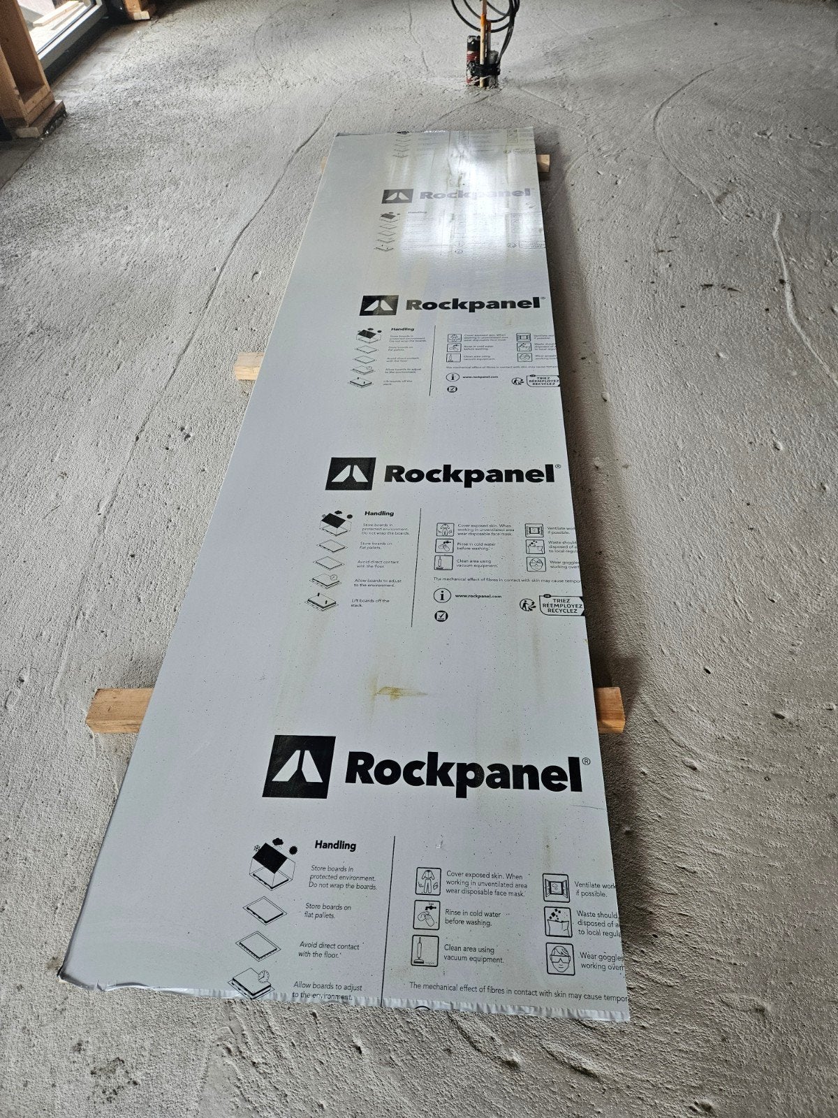 Rockpanel gebroken wit, Doe-het-zelf en Verbouw, Ophalen, Nieuw, Overige materialen, Minder dan 20 mm
