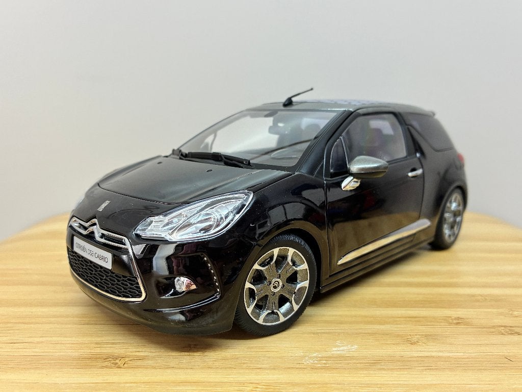 Citroen DS3 Cabriolet van 2013 Zwart  1/18 Norev, Ophalen of Verzenden, Nieuw, Auto, Norev