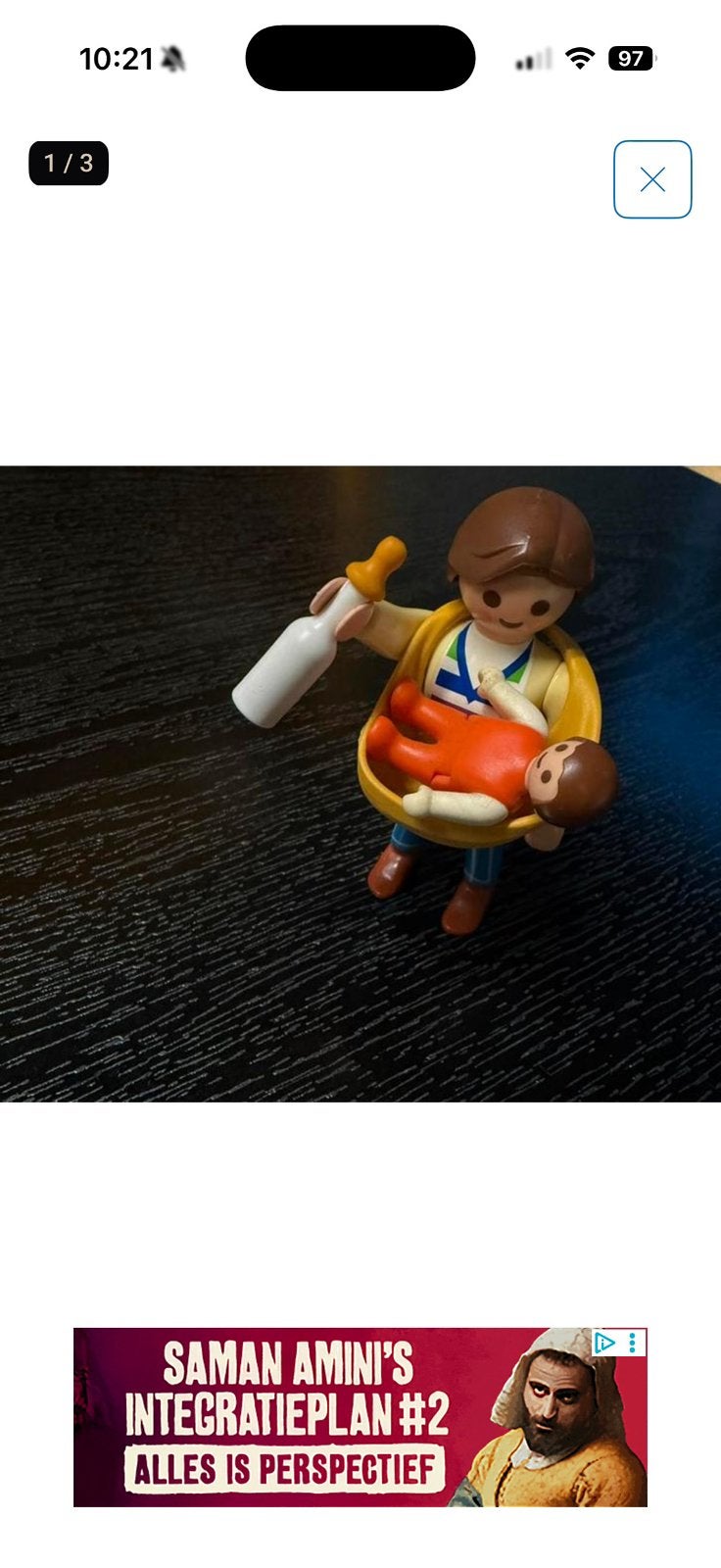 Playmobil moeder met baby, Ophalen of Verzenden