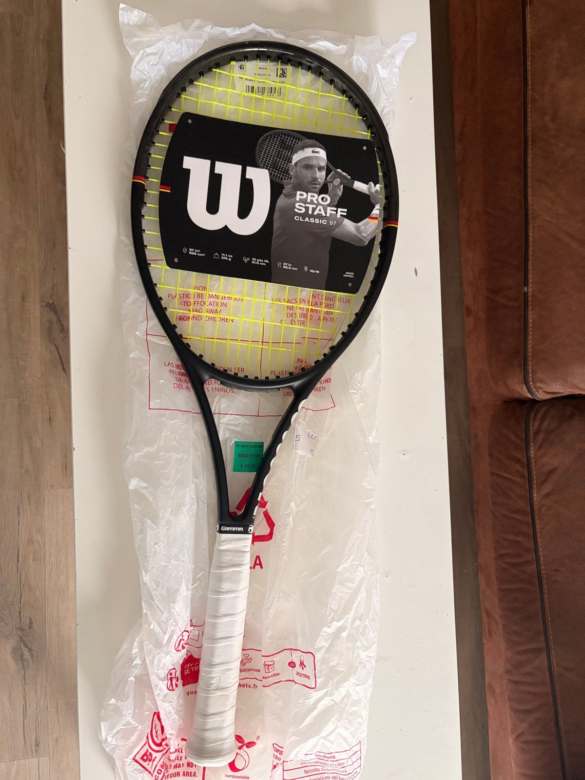 Wilson Pro Staff Classic 97 Tennisracket - Nieuw, Sport en Fitness, Tennis, Nieuw, Ophalen of Verzenden, Wilson, Racket