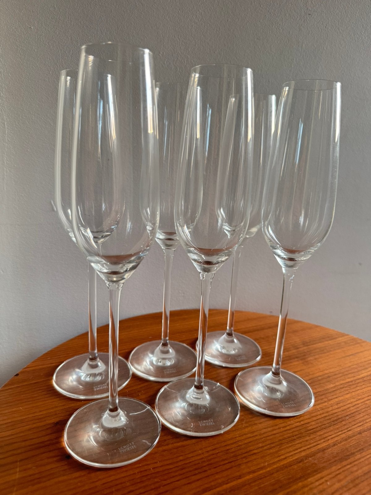 Scott Zwiesel ChampagneGlazen. X6, Verzamelen, Glas en Borrelglaasjes, Ophalen of Verzenden, Zo goed als nieuw, Overige typen