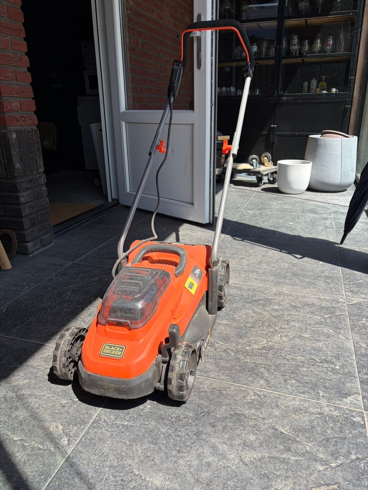 Black+Decker accu maaier met extra accu, Ophalen, Zo goed als nieuw