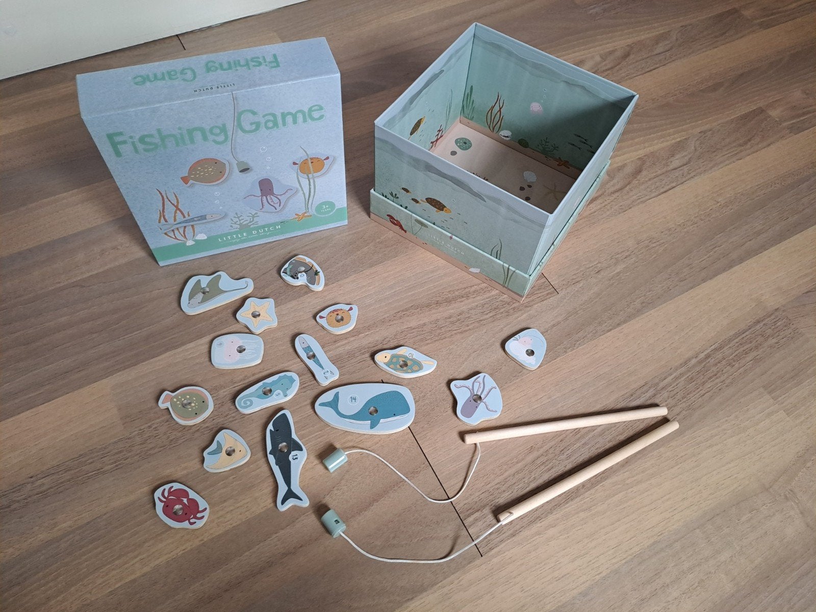 Little Dutch fishing game hengelspel, Ophalen of Verzenden, Zo goed als nieuw, Puzzelen