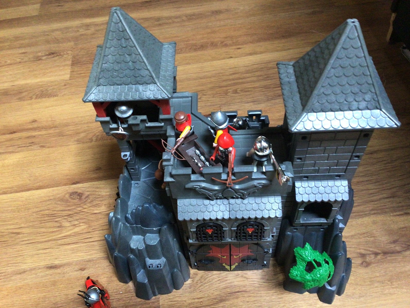Middeleeuws Playmobil kasteel inclusief poppetjes, Kinderen en Baby's, Speelgoed | Playmobil, Ophalen, Gebruikt, Losse onderdelen
