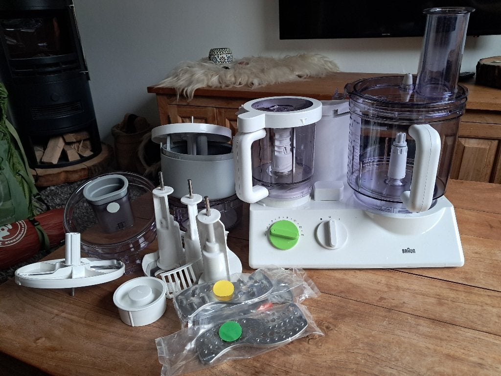 Braun keukenmachine FX3030 , zo goed als nieuw, Ophalen, Zo goed als nieuw, 3 snelheden of meer