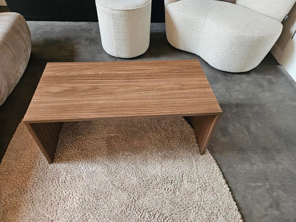 Woood salontafel, Huis en Inrichting, Tafels | Salontafels, Ophalen, 100 tot 150 cm, Rond, 50 tot 100 cm