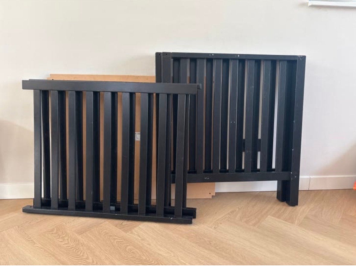 Zwarte box Timo zonder lade, opknapper, Kinderen en Baby's, Ophalen, Gebruikt, Vierkant