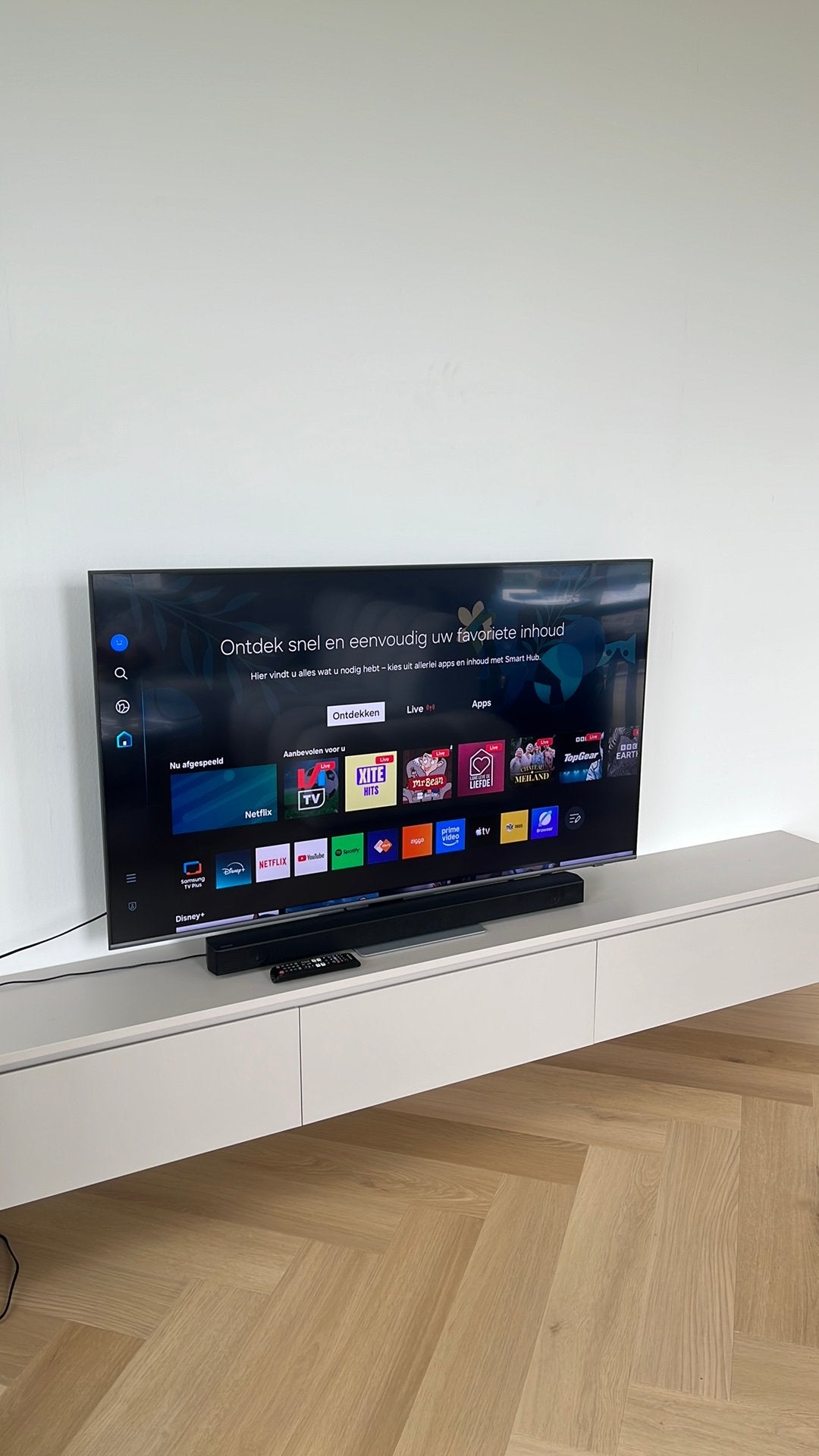 Samsung Qled 4K 55Q74B 55 inch, Ophalen, Zo goed als nieuw, 100 cm of meer, Samsung